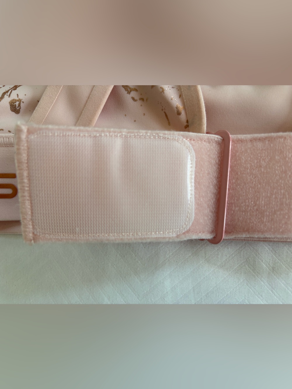 Shefit Flex Sports Bra Medium Impact Fully Adjustable Blush Pink & Gold 3X Luxe - Picture 7 of 13